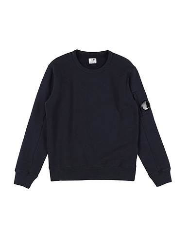 C.P. COMPANY UNDERSIXTEEN Felpa Blu navy 100% Cotone
