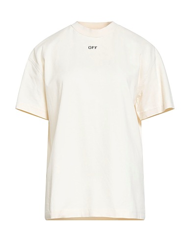 OFF-WHITE™ T-shirt Cream 100% Cotton