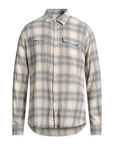 BARBOUR Checked shirt INTERNATIONAL 99% Cotton, 1% Elastane