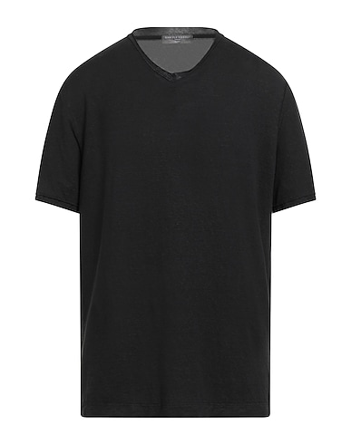 DANIELE FIESOLI Basic T-Shirt LAB 92% Linen, 8% Elastane