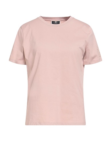 ELISABETTA FRANCHI Basic T-shirt Blush 100% Cotton
