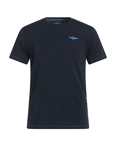 AERONAUTICA MILITARE Basic T-Shirt Navy blue 96% Cotton, 4% Elastane