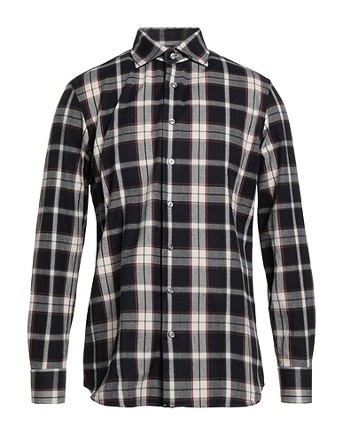 LARDINI Checked shirt 100% Cotton