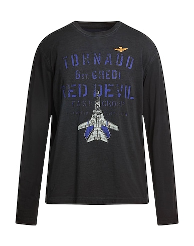 AERONAUTICA MILITARE T-shirt Charcoal 100% Cotton