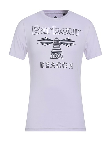 BARBOUR T-shirt BEACON Lilac 100% Cotton