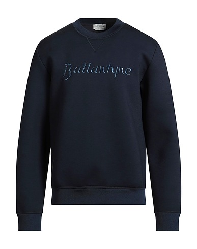BALLANTYNE Felpa Blu navy 100% Cotone
