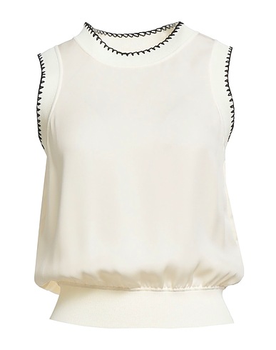 THEORY Silk top Cream 100% Silk