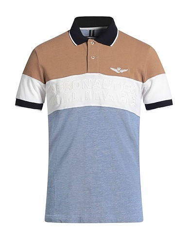AERONAUTICA MILITARE Polo shirt Blue 100% Cotton
