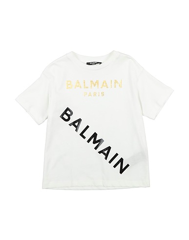 BALMAIN T-Shirt Weiß 100% Baumwolle