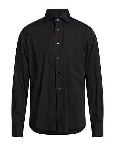 BRIAN DALES Solid colour shirt 80% Cotton, 15% Polyamide, 5% Elastane