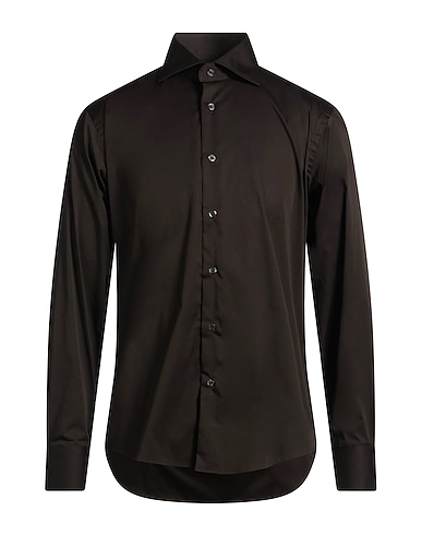 BRIAN DALES Solid color shirt 80% Cotton, 15% Polyamide, 5% Elastane