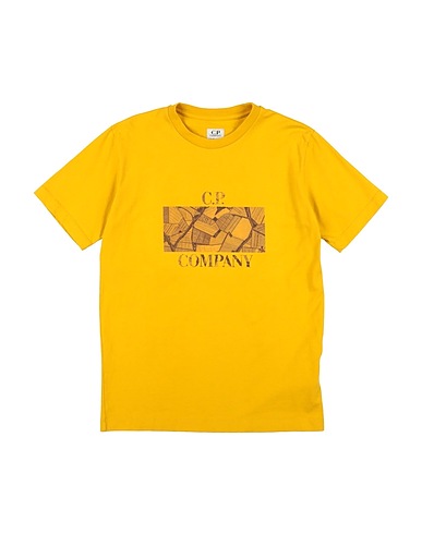 C.P. COMPANY UNDERSIXTEEN T-shirt Mustard 100% Cotton