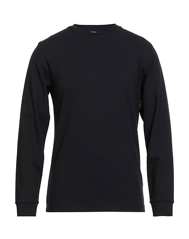 THEORY Basic T-Shirt Black 64% Viscose, 30% Polyamide, 6% Elastane