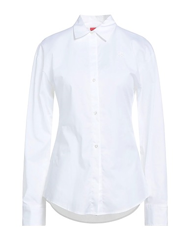 HUGO Solid color shirts & blouses 97% Cotton, 3% Elastane