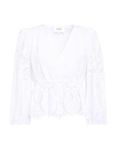 BA&SH Top White 56% Linen, 44% Viscose