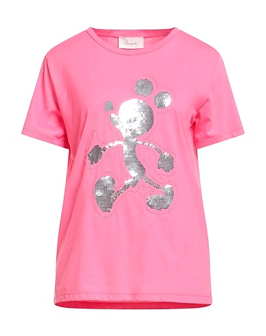 SOUVENIR T-shirt Fuchsia 100% Cotton