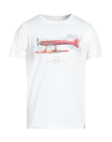 AERONAUTICA MILITARE T-shirt Λευκό 100% Οργανικό βαμβάκι