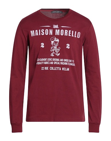 FRANKIE MORELLO T-shirt Burgundy 100% Cotton