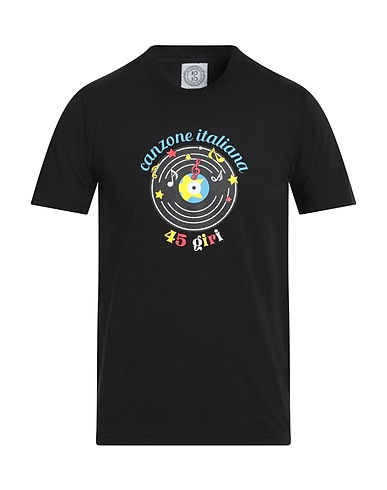 10X10 ANITALIANTHEORY T-shirt Black 100% Cotton