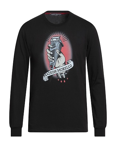 FRANKIE MORELLO T-shirt Black 100% Cotton