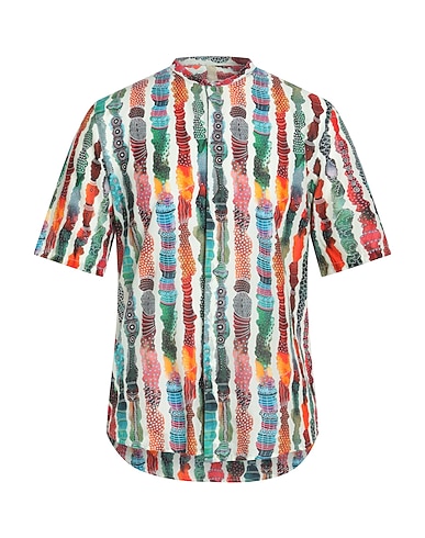 BICOLORE® Patterned shirt Pastel yellow 100% Cotton