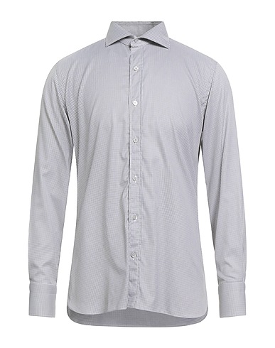 TOM FORD Checked shirt Grey 100% Cotton