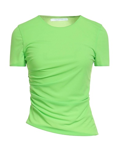 HELMUT LANG Top Lime green 100% Polyester