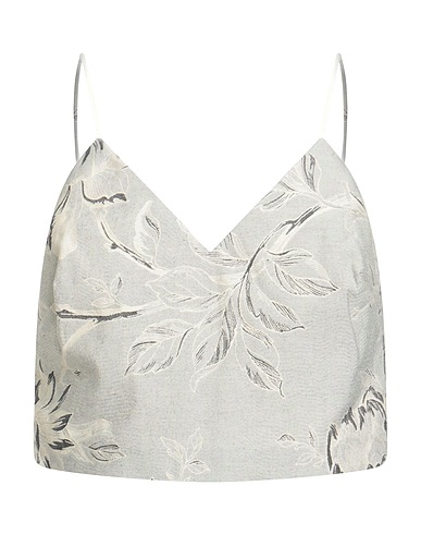 BALLANTYNE Top Grey 100% Cotton