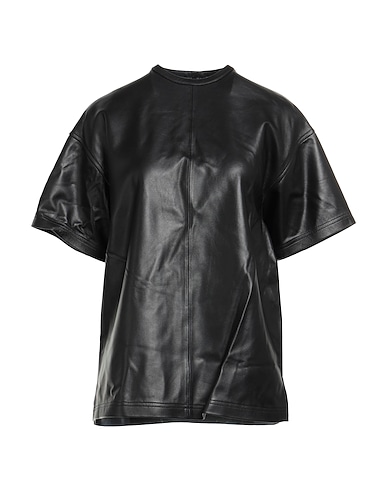MICHAEL MICHAEL KORS Top Black 100% Lambskin