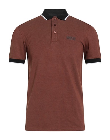 BARBOUR 폴로 셔츠 INTERNATIONAL 브라운 100% 코튼