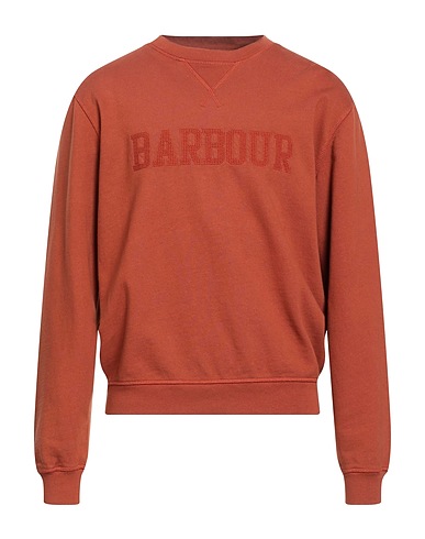 BARBOUR Sweatshirt Rust 100% Cotton