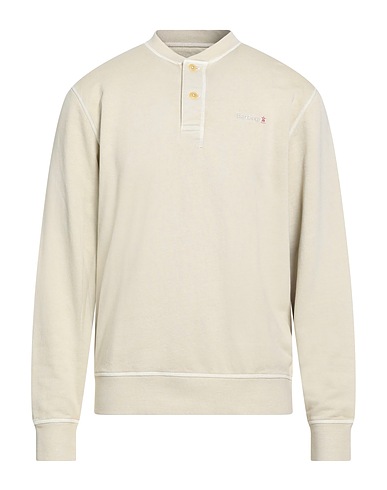 BARBOUR Sweatshirt Beige 100% Cotton, Elastane