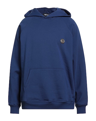 JUST CAVALLI Φούτερ Ναυτικό μπλε 100% Βαμβάκι