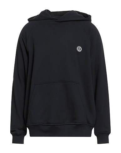 JUST CAVALLI Hooded track jacket  Black 100% Cotton