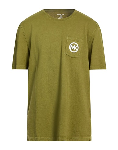 MICHAEL KORS MENS Ｔシャツ ミリタリーグリーン コットン 100%