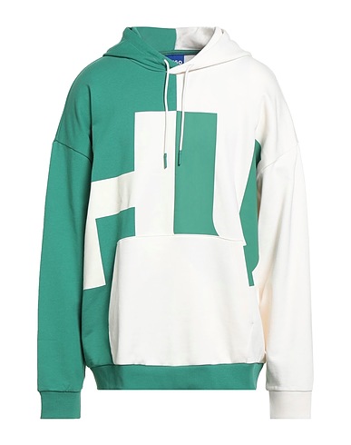 HUGO Hooded sweatshirt Green 100% Cotton