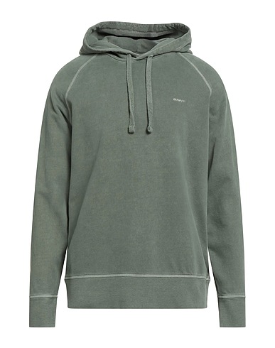GANT Hooded sweatshirt Green 100% Cotton