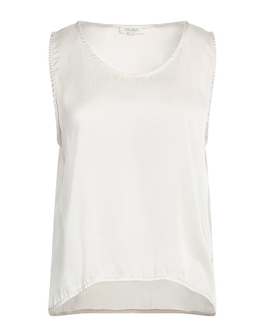 CROSSLEY Top Off white 91% Silk, 9% Elastane