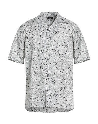 THEORY Patterned shirt White 100% Lyocell