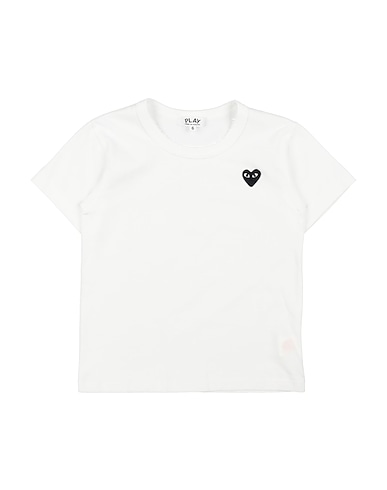 COMME des GARÇONS PLAY T-shirt White 100% Cotton