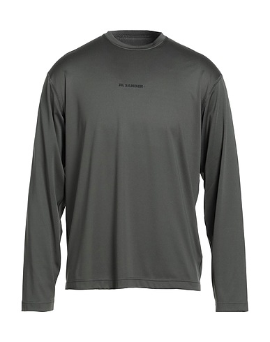 JIL SANDER+ Basic T-shirt Military green Polyester