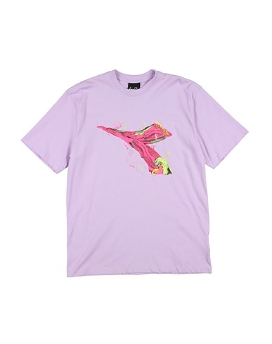 DIADORA T-Shirt Lila 100% Baumwolle