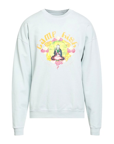 CAMP HIGH Sweatshirt Himmelblau 100% Baumwolle