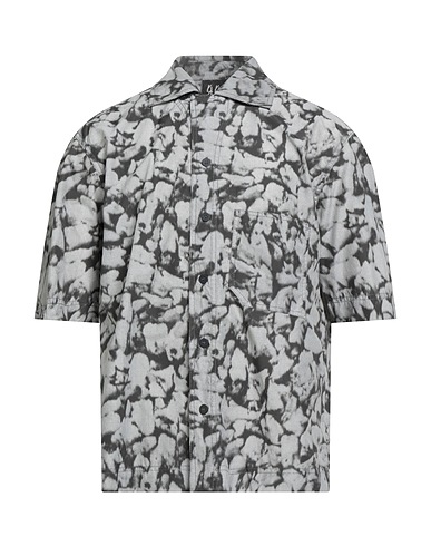 44 LABEL GROUP 셔츠 그레이 54% 코튼, 46% 폴리아미드