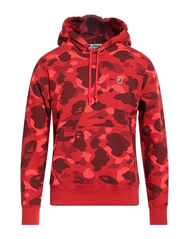 A BATHING APE Hooded track jacket  Red 100% Cotton