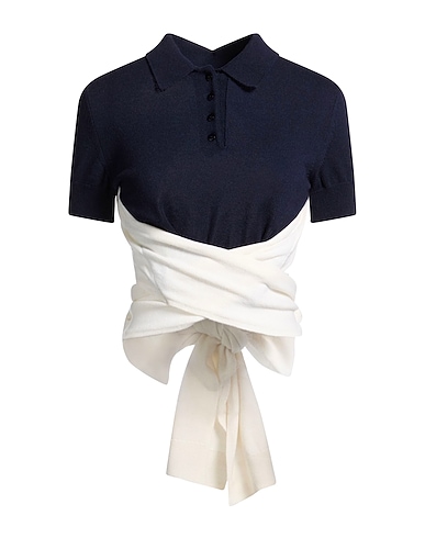 LOEWE Jumper Navy blue 78% Wool, 18% Cashmere, 3% Polyamide, 1% Elastane