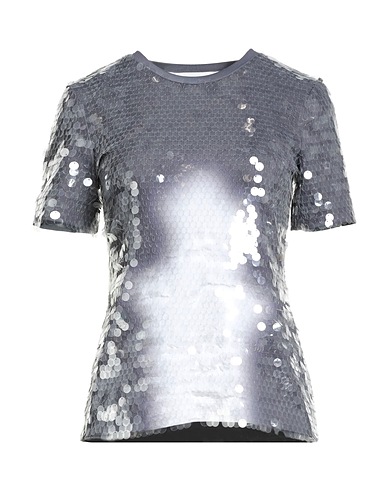 SPORTMAX Top Grey 95% Polyamide, 5% Elastane