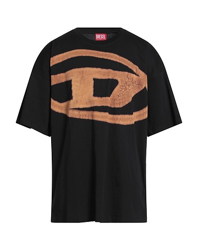 DIESEL T-shirt Nero 100% Cotone