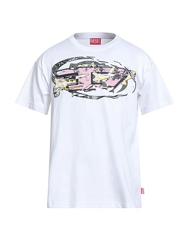 DIESEL T-shirt White 100% Cotton