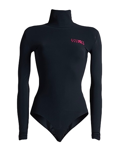 MM6 MAISON MARGIELA TOPWEAR Black 75% Polyamide, 25% Elastane